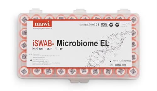 iSWAB-Microbiome (Extraction Less) rack of 50 collection tubes